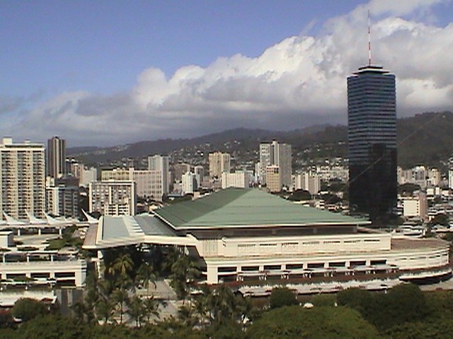 Honolulu Hawaii convention center on Oahu.