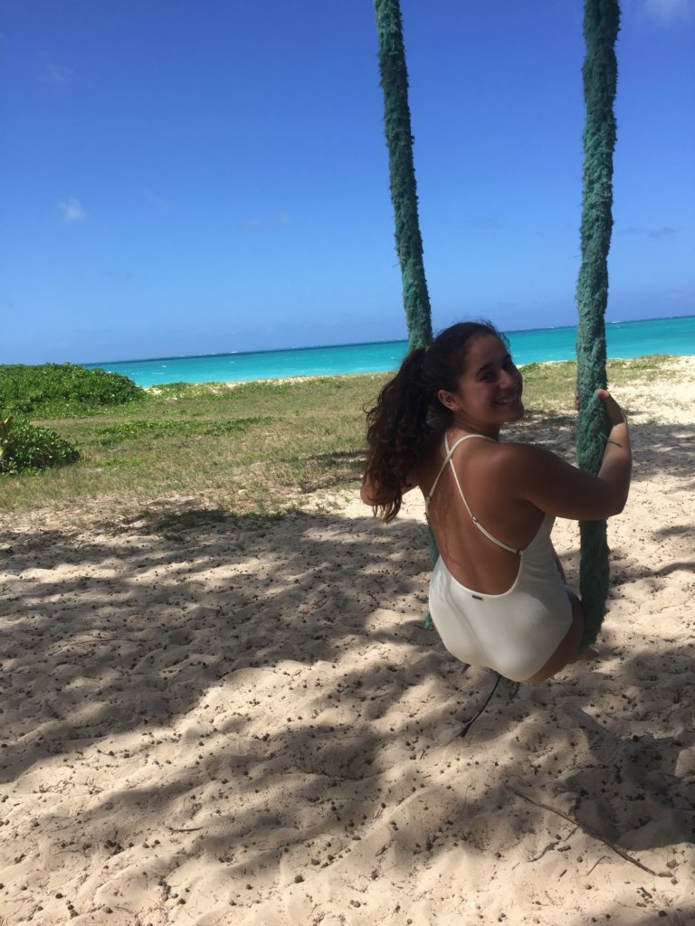 swing on the beach