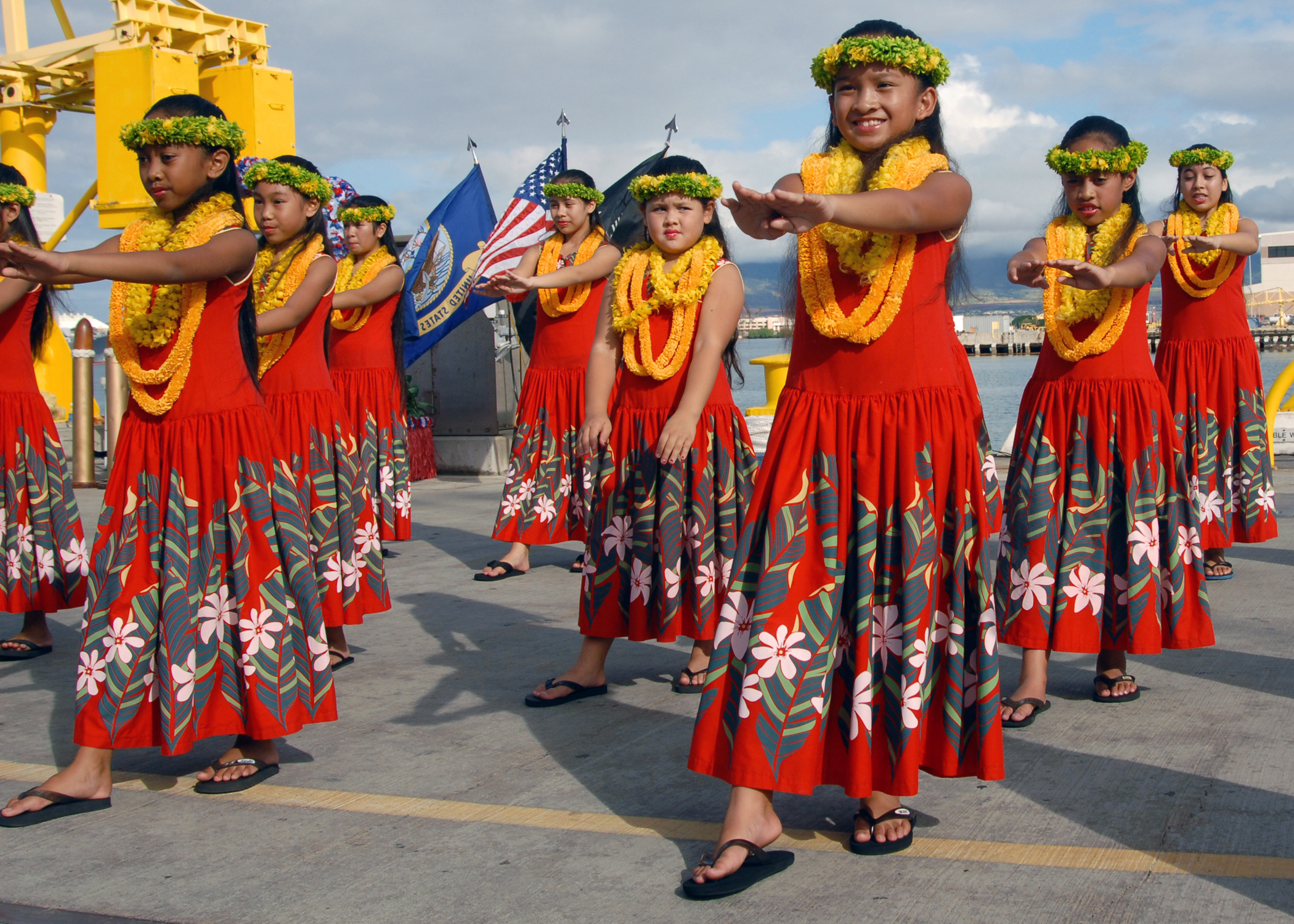 Hula dancing in Hawaii