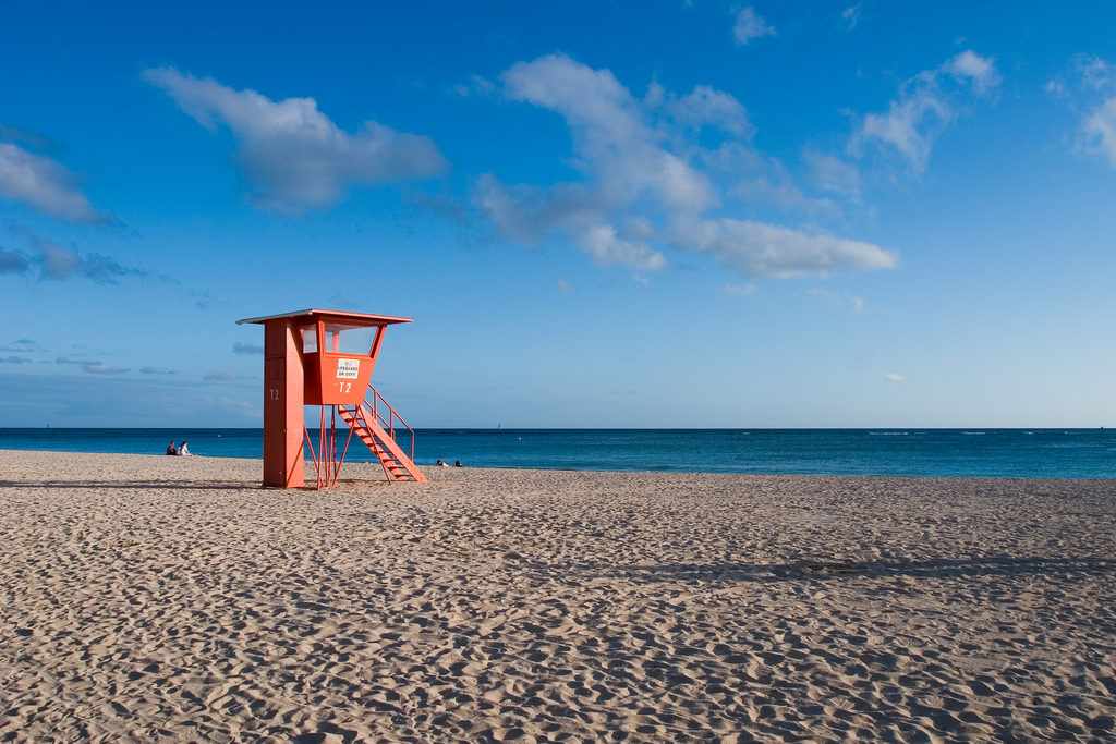 cautions at beaches in Hawaii