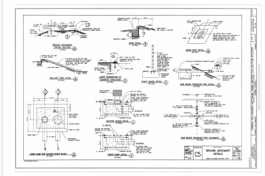 water catchment system diagram hawaii