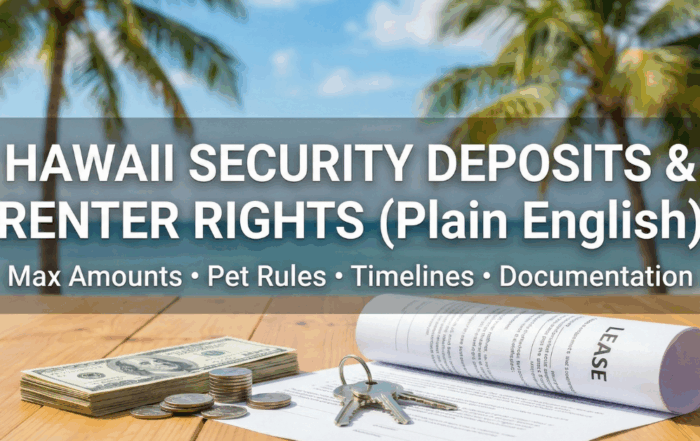 renter's rights in hawaii